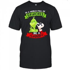 In A World A Snoopy Christmas Cute Cartoon Unisex T Shirt